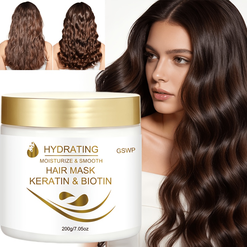 Hair Care Keratin - Máscara Capilar Hidratante de Queratina GSWP,