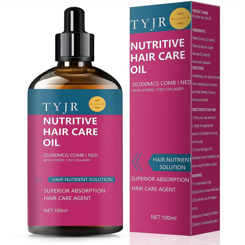 Hair Care Growth - Óleo Essencial Nutritivo de Colágeno para