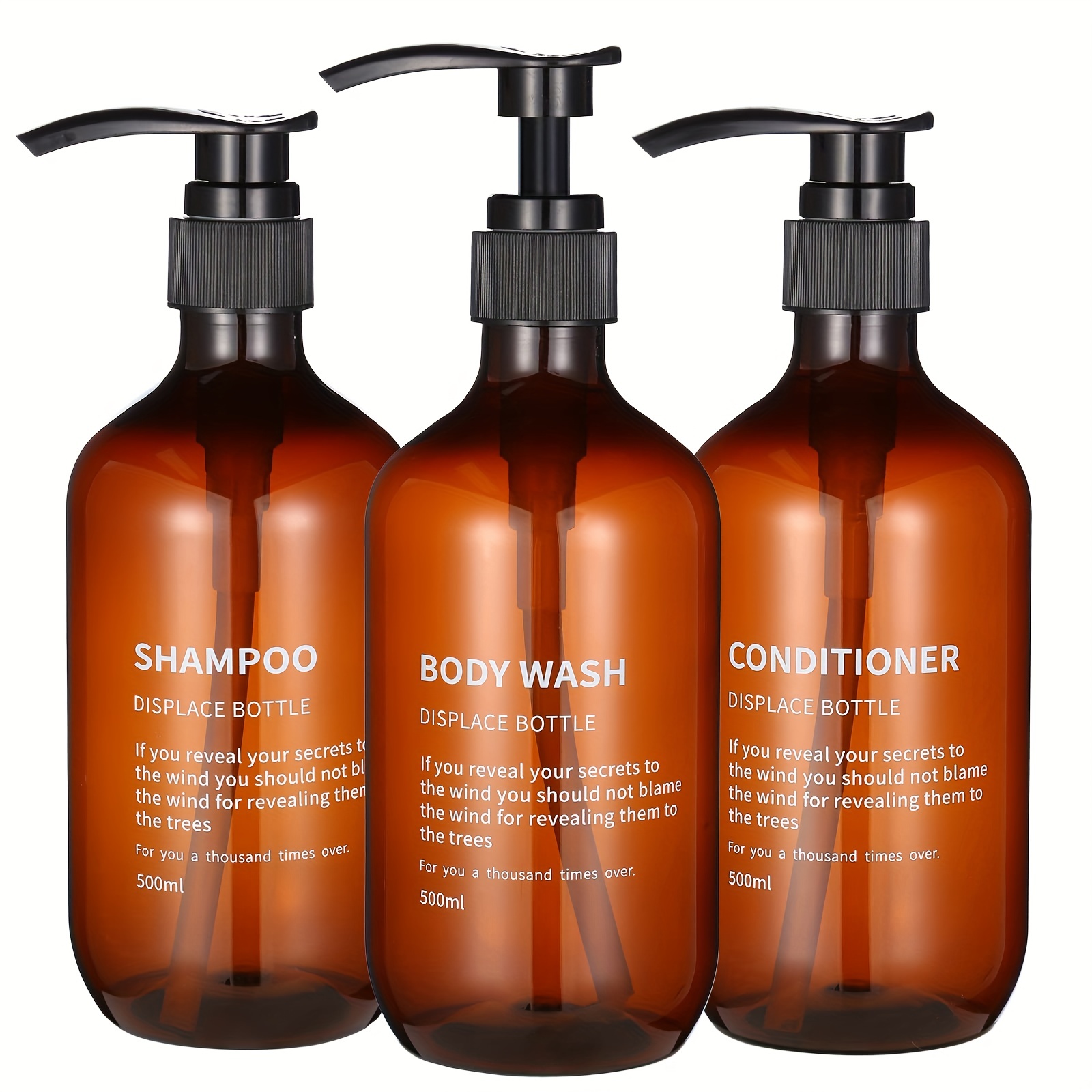 Hair Care Routine - Conjunto de dispensador de shampoo e