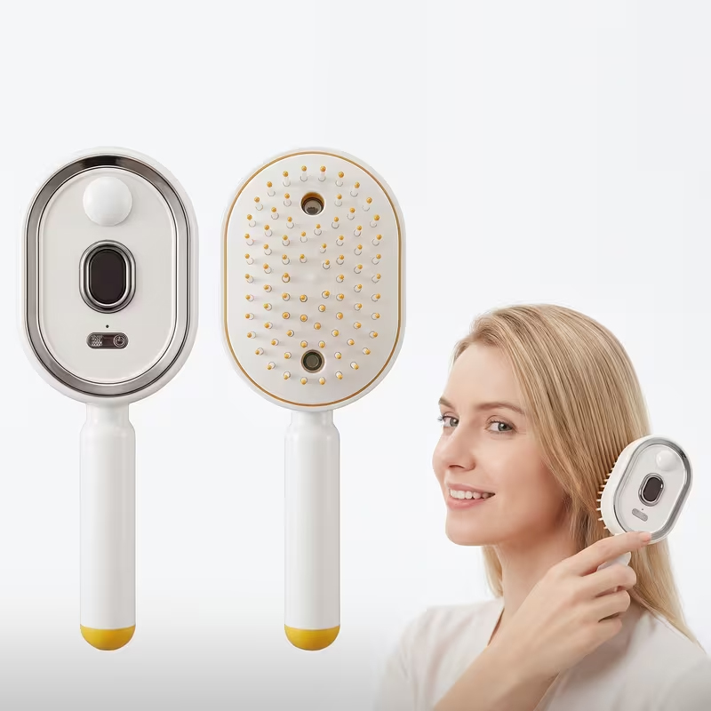 Hair Care Essential Oil - Escova de Massagem Elétrica com Névoa