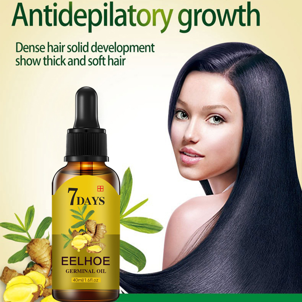 Hair Care Essential Oil - Óleo Essencial de Gengibre para Cabelo,