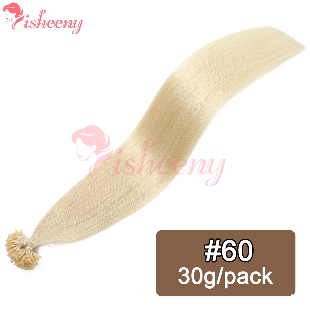 Hair Care Keratin - Extensões de Cabelo Humano Loiro Isheeny