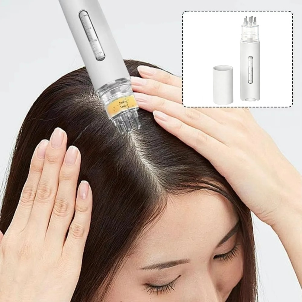 Hair Care Essential Oil - Aplicador de Óleo Capilar, Pente Massageador