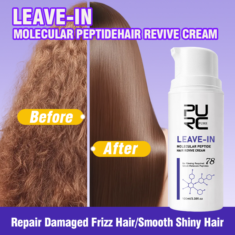 Hair Care Keratin - Creme Capilar PURC Leave-In com Queratina,