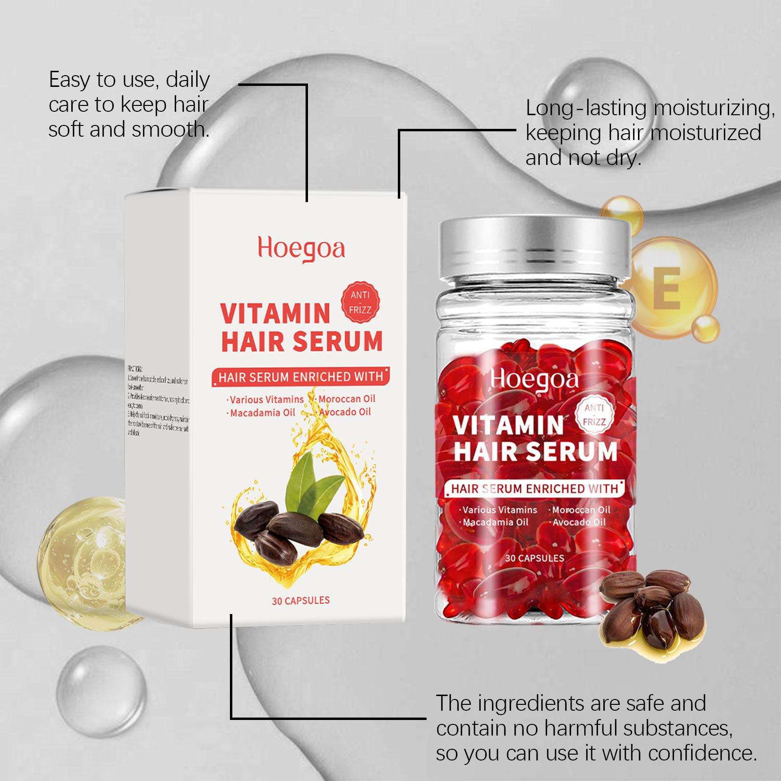 Hair Care Growth - Cápsulas de soro para cuidados com