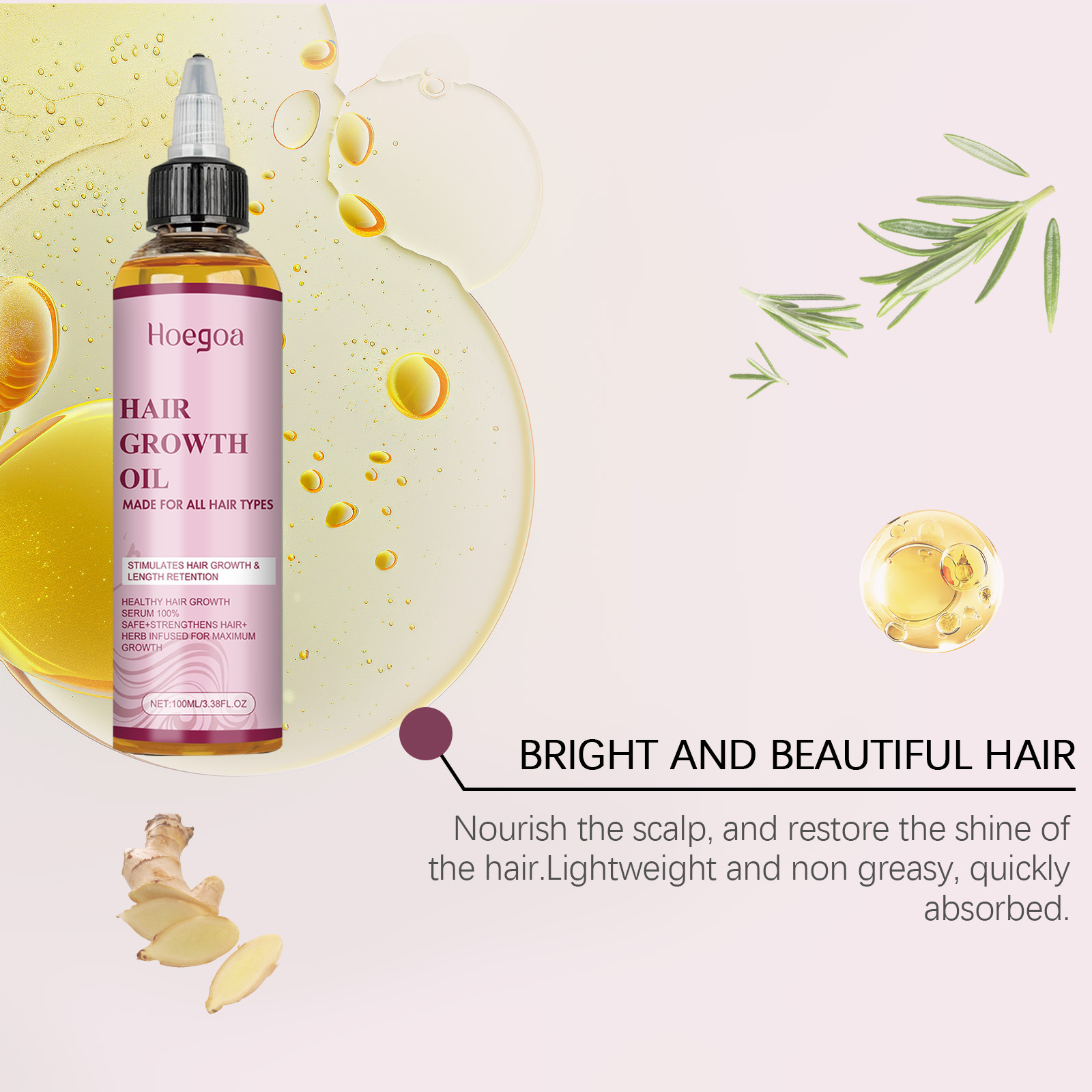 Óleo para crescimento capilar, - Hair Care Treatment avaliação e preço