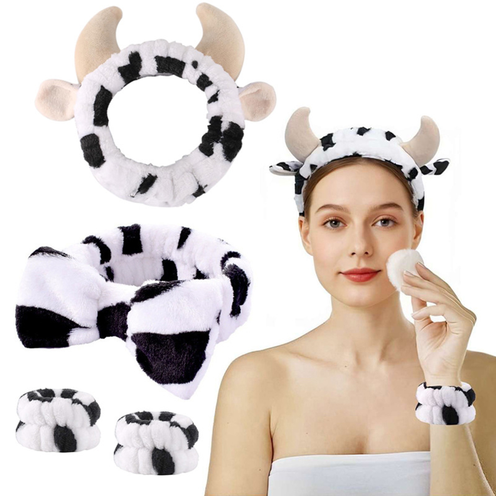 4 pçs 3d vaca bandana super bo - Hair Care Routine avaliação e preço