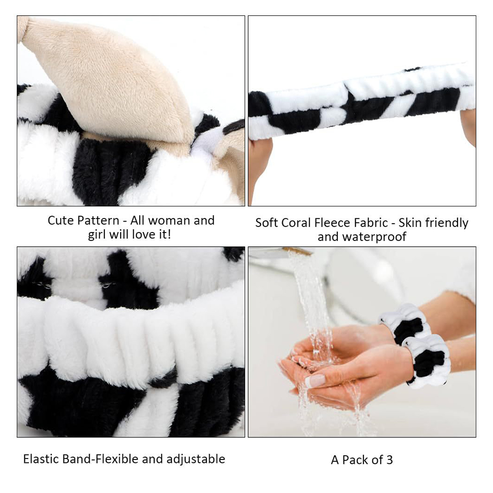 4 pçs 3d vaca bandana super bo - Hair Care Routine avaliação e preço