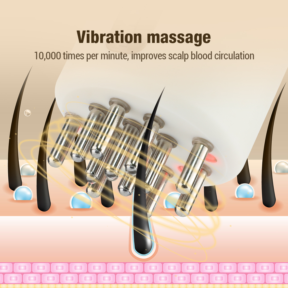 Vibração elétrica Head Massage - Hair Care Essential Oil avaliação e preço