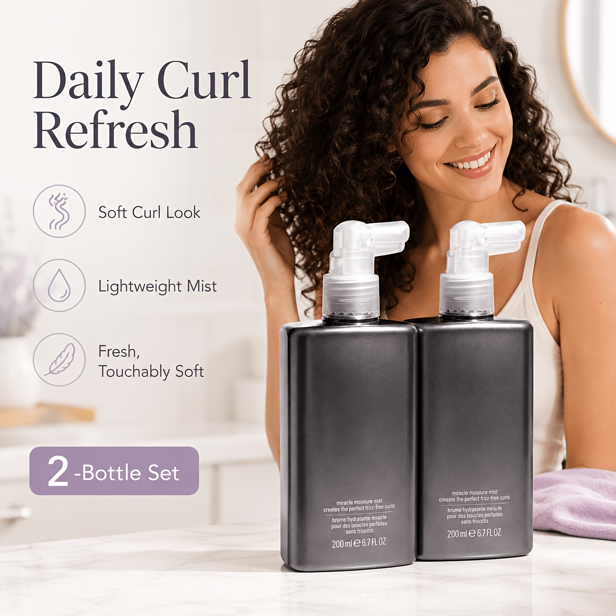 Spray Hidratante para Cabelos  - Hair Care Wavy Hair avaliação e preço