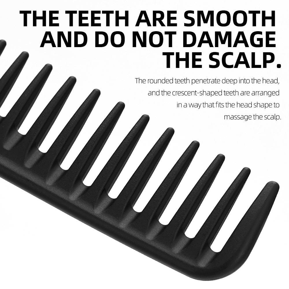 Pente de ondulação de dente la - Hair Care Wavy Hair avaliação e preço